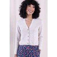 Nomads Clothing Women's Cotton Cropped Cardi in Ivory | Size: Large