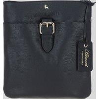 Ashwood Leather Women's 'Bella' Real Leather Crossbody Bag in Black