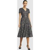 Hobbs London Women's Tatiana Sequin Dress in Black | Size: 22