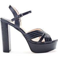 Moda In Pelle Women's 'Mardonia' Patent Heeled Sandals in Black | Size: 4