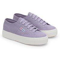 Superga Women's 2740 Lace Up Platforms in Lilac | Size: 5