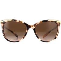 Ralph by Ralph Lauren Women's Cat Eye Pink Tortoise Dark Brown Gradient Sunglasses