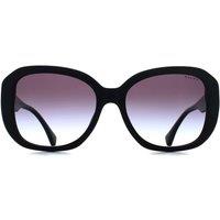 Ralph by Ralph Lauren Women's Square Shiny Black Gradient Grey RA5321U