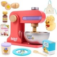 Bluey Wooden Duck Cake Baking Set for Kids - 12 Piece Pretend Play