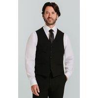 Dobell Men's Black Waistcoat | Size: Large