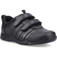 Hush Puppies Men's Josh Touch Fastening Trainer in Black | Size: 1