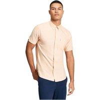 Ben Sherman Men's Signature Oxford Short-Sleeved Shirt in Orange | Size: XL