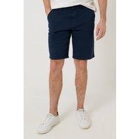 Saltwell Men's Stretch Cotton Canvas Shorts in Blue | Size: 32