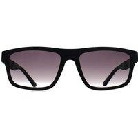 Emporio Armani Men's Rectangle Matte Black Grey Gradient EA4244U