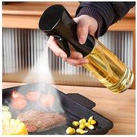 Living and Home 300ML Premium Glass Oil Sprayer in Black