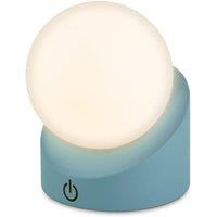 BRILONER Blue Mini LED Table Lamp Desk Light Rechargeable IP54 Dimmable Outdoor