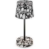 BRILONER Black LED Table Lamp Cordless USB Rechargeable 150lm Dimmable 26cm