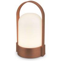BRILONER Brown LED Camping Lamp Rechargeable Tent Light IP44 in Copper