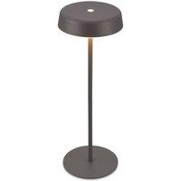 BRILONER LED Table Lamp Rechargeable Light Dimmable Cordless Outdoor Anthracite in Black
