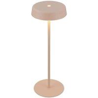 BRILONER LED Table Lamp Rechargeable Light Dimmable Cordless IP44 Outdoor Beige