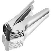 Gefu GARLICO Premium Garlic Press with Swivel Sieve in Silver