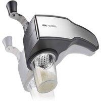 Gefu Pecorino Hand Drum Grater - Fine & Coarse in Silver