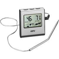 Gefu TEMPERE Oven & Meat Thermometer with Alarm in Silver