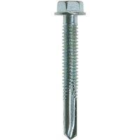 JCP CONSTRUCTION PRODUCTS Metalfix Self-Drilling Screws 5.5 x 60mm - Box of 100 in Silver