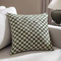 HOEM Larro Chenille Checkerboard Cushion | Size: 45 cm x 45 cm