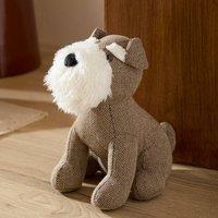 Furn Schnauzer Dog Herringbone Door Stop
