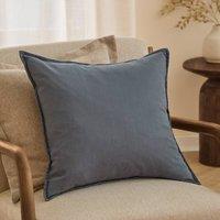 Yard Slub Cotton Cushion in Dark Blue | Size: 50 cm x 50 cm