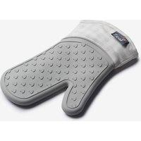 Zeal Steam Stop Silicone Single Oven Glove Gingham in Light Grey