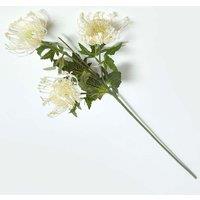 Homescapes Cream Protea Spray Single Stem Flower 65 cm