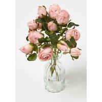 Homescapes Artificial Bouquet of Roses in Pink
