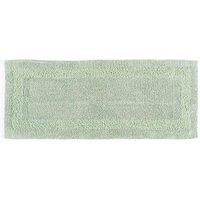 Homescapes Luxury Bath Mat Runner Reversible 1600GSM 100% Cotton, 40 x 100cm Long in Pale Green | Size: 40 x 100 cm