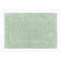 Homescapes Luxury Extra Large Bath Mat Reversible 1600GSM 100% Cotton, 70 x 120cm in Pale Green | Size: 70 x 120 cm