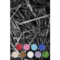 Neel Blue Shredded Tissue Paper, Decorative Gift Packaging Hamper Filler - 500g in Black