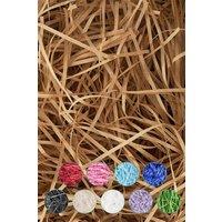 Neel Blue Shredded Tissue Paper, Decorative Gift Packaging Hamper Filler - 500g in Brown