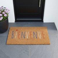 Garden Greatness Bienvenue Natural Coir Doormat | Size: 45 cm x 75 cm
