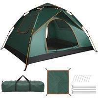 Lishetimig 3-4 Green Person Instant Pop-Up Tent