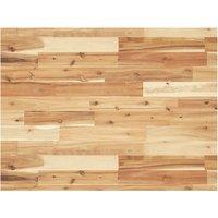 Berkfield Home Bathroom Vanity Top Oil Finished 80x60x4 cm Solid Wood Acacia in Brown | Size: 80 x 60 x 4 cm