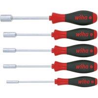 Wiha Softfinish Hex Nut Driver Set, 5 Piece