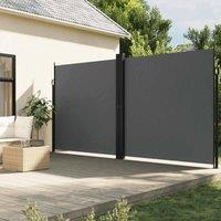 Berkfield Home Retractable Side Awning Anthracite 200x600 cm