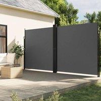 Berkfield Home Retractable Side Awning Anthracite 200x1200 cm