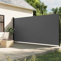 Berkfield Home Retractable Side Awning Anthracite 200x600 cm