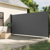 Berkfield Home Retractable Side Awning Anthracite 220x500 cm