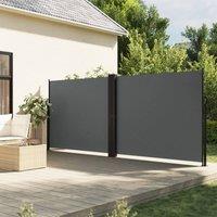 Berkfield Home Retractable Side Awning Anthracite 180x600 cm