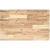 Berkfield Home Table Top Rectangular 80x50x4 cm Solid Wood Acacia in Brown | Size: 80 x 50 x 4 cm