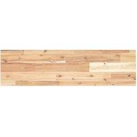 Berkfield Home Table Top 100x20x2 cm Rectangular Solid Wood Acacia in Brown | Size: 100 x 20 x 2 cm
