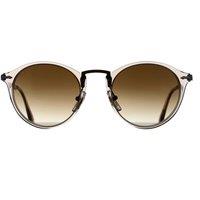 Persol Round Transparent Brown Grey Clear Gradient Brown PO3166S