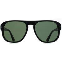 Persol Rectangle Black Green PO3310S Jean