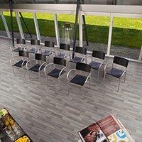 Vinyl Flooring UK Grey Wood Effect 2.8mm Cushion Backed Vinyl Flooring | Size: 3000mm x 1000mm