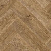 Vinyl Flooring UK Wood Effect 2.8mm Brown Cushion Backed Vinyl Flooring Sheet | Size: 3000mm x 1000mm