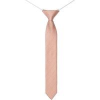 Paisley of London Men's Childrens elasticated skinny tie - Rose gold self dot