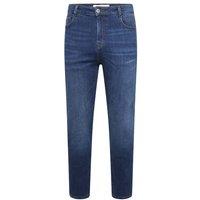 Smart Living Men's Slim Fit Denim Jeans - Classic Cotton Stretch Trousers with Zip Fly in Mid Blue | Size: 38